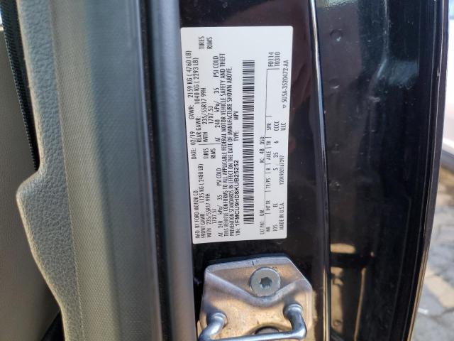 1FMCU9HD8KUB25252 - 2019 FORD ESCAPE SEL შავი ფოტო 13