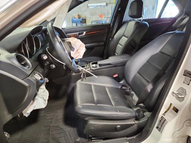 WDDGF8AB9EA945029 - 2014 MERCEDES-BENZ C 300 4MATIC WHITE photo 7
