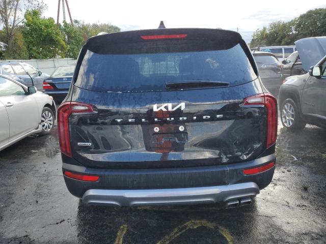 5XYP6DHC5NG295780 - 2022 KIA TELLURIDE S BLACK photo 6