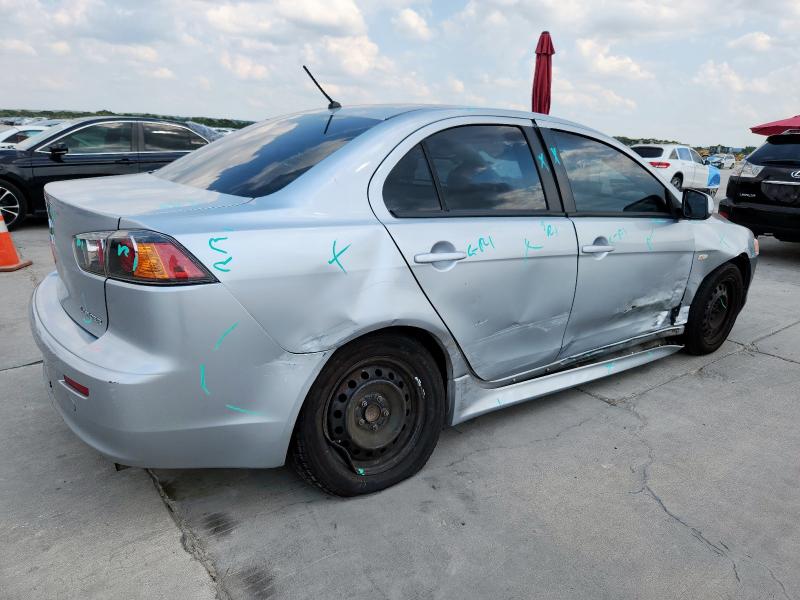 JA32U2FU9BU022978 - 2011 MITSUBISHI LANCER ES/ES SPORT Srebrny zdjęcie 3