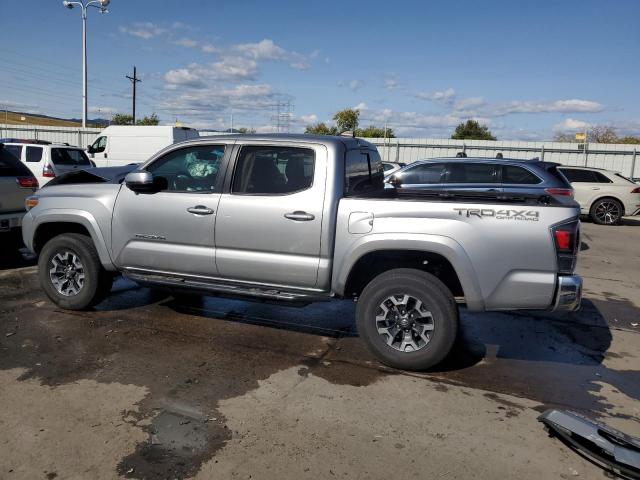 3TMCZ5ANXLM308224 - 2020 TOYOTA TACOMA DOUBLE CAB SILVER photo 2