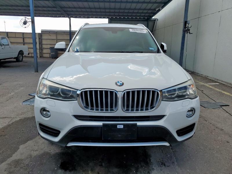 5UXWY3C56G0N86711 - 2016 BMW X3 XDRIVE28D WHITE photo 5
