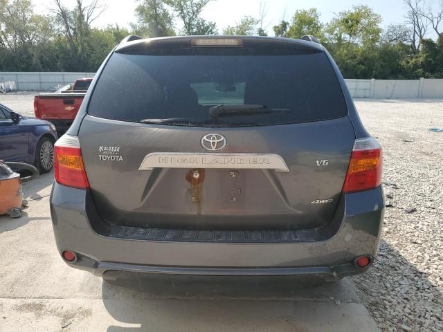 JTEES41A582013126 - 2008 TOYOTA HIGHLANDER GRAY photo 6