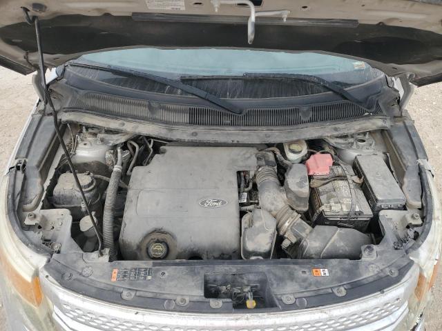 1FM5K8F88FGA77917 - 2015 FORD EXPLORER LIMITED SILVER photo 12