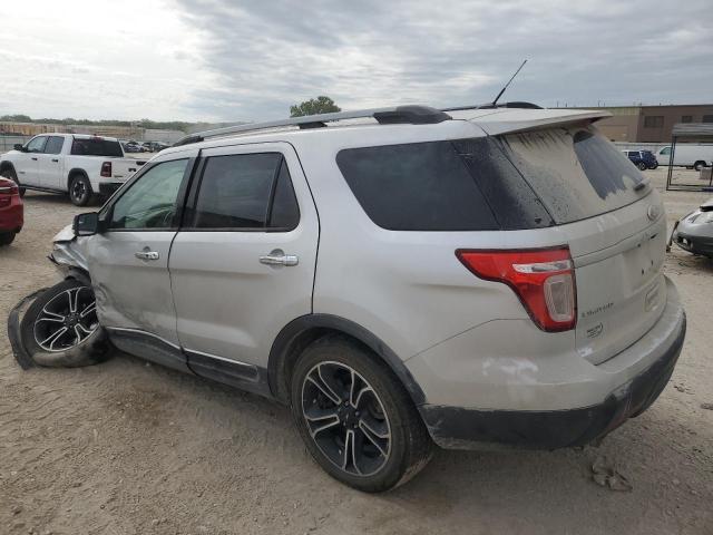 1FM5K8F88FGA77917 - 2015 FORD EXPLORER LIMITED SILVER photo 2
