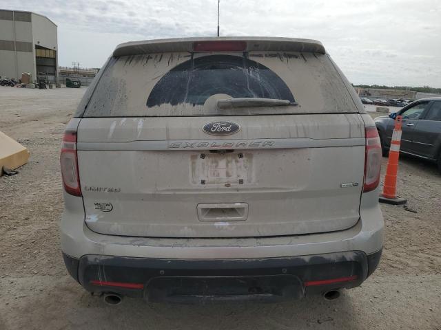 1FM5K8F88FGA77917 - 2015 FORD EXPLORER LIMITED SILVER photo 6