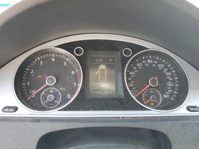 WVWBN7AN2GE503894 - 2016 VOLKSWAGEN CC BASE GRAY photo 9