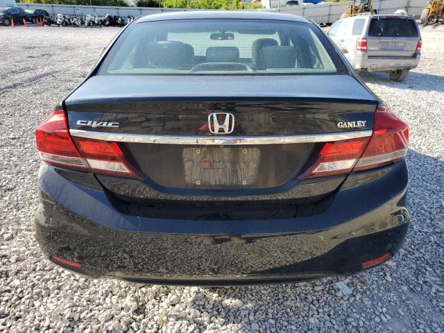 19XFB2F89DE086418 - 2013 HONDA CIVIC EX BLACK photo 6