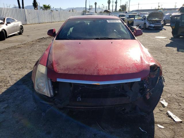 1G6DC1E34D0103299 - 2013 CADILLAC CTS RED photo 5