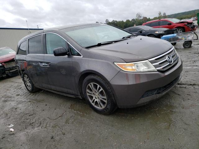 5FNRL5H41BB054477 - 2011 HONDA ODYSSEY EX GRAY photo 4