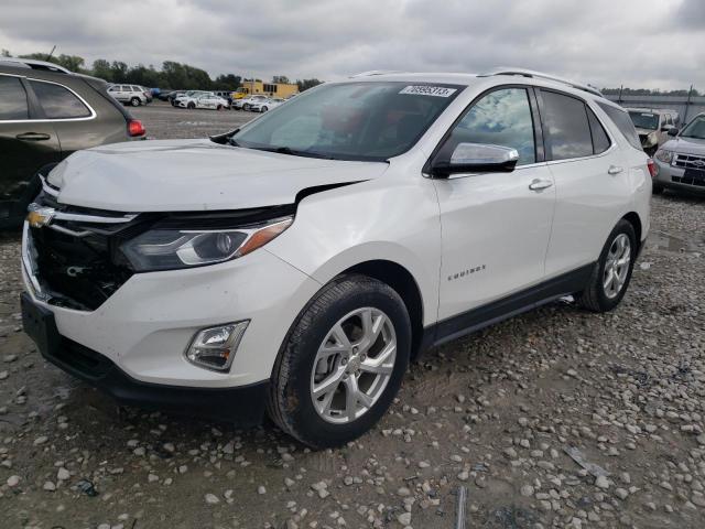 2GNAXMEV8J6287244 - 2018 CHEVROLET EQUINOX PREMIER WHITE photo 1