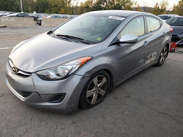 KMHDH4AEXBU102747 - 2011 HYUNDAI ELANTRA GLS GRAY photo 1