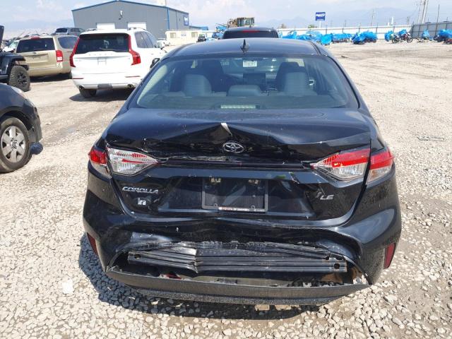 5YFEPRAE7LP074980 - 2020 TOYOTA COROLLA LE BLACK photo 6