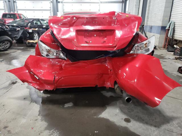 2HGFG12837H529268 - 2007 HONDA CIVIC EX წითელი ფოტო 6