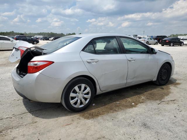 2T1BURHE1FC416817 - 2015 TOYOTA COROLLA L SILVER photo 3