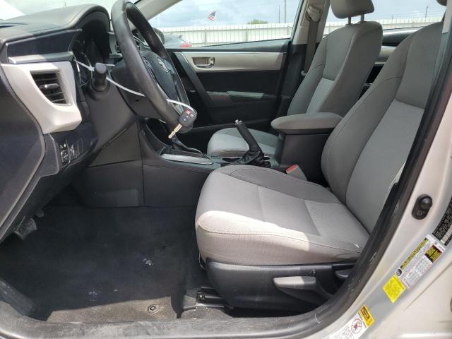2T1BURHE1FC416817 - 2015 TOYOTA COROLLA L SILVER photo 7