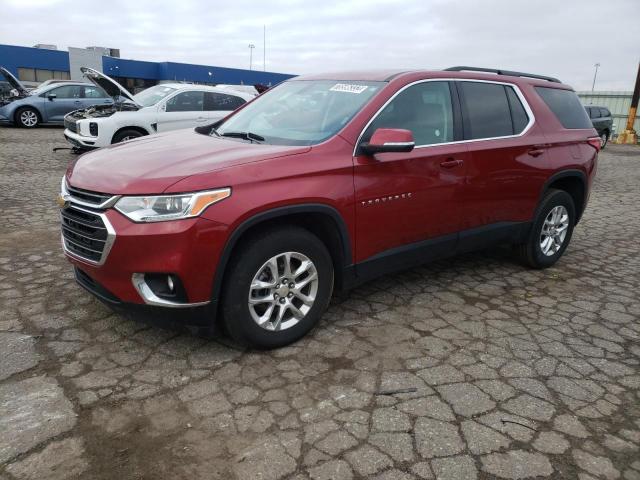 1GNERGKW6MJ155603 - 2021 CHEVROLET TRAVERSE LT RED photo 1