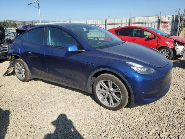 7SAYGDEE5NF576074 - 2022 TESLA MODEL Y Көк фото 4