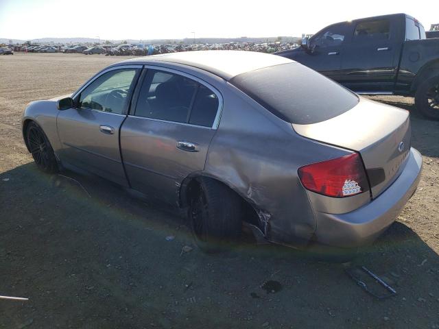 JNKCV51F84M709660 - 2004 INFINITI G35 GRAY photo 2