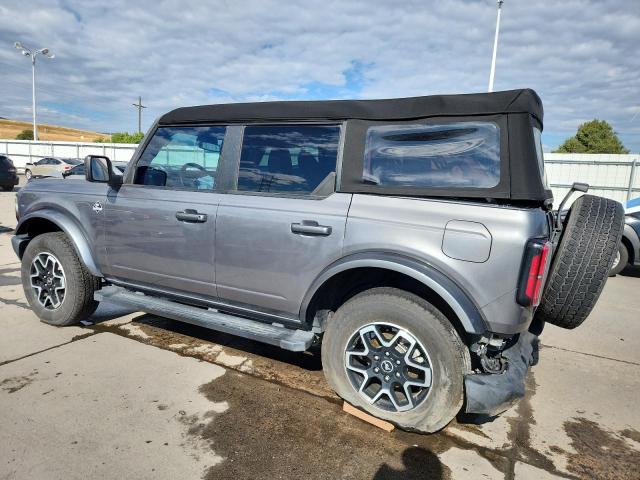 1FMEE5BP6PLB75758 - 2023 FORD BRONCO BASE GRAY photo 2