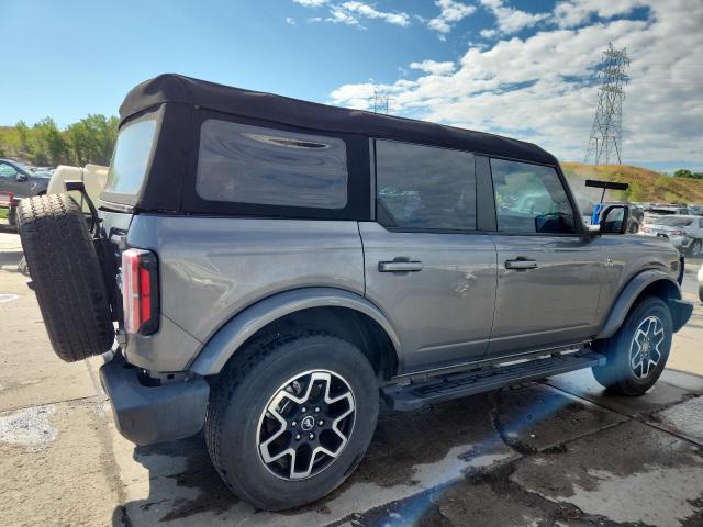 1FMEE5BP6PLB75758 - 2023 FORD BRONCO BASE GRAY photo 3