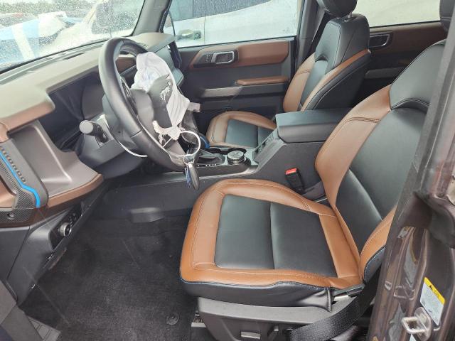 1FMEE5BP6PLB75758 - 2023 FORD BRONCO BASE GRAY photo 7