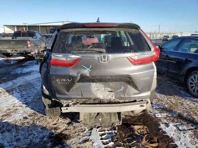 2HKRW6H36JH218830 - 2018 HONDA CR-V LX GRAY photo 6