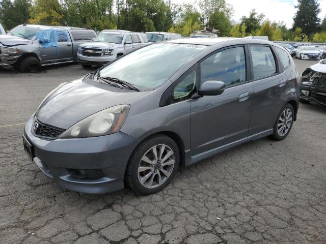 JHMGE8H57DC035166 - 2013 HONDA FIT SPORT CHARCOAL photo 1