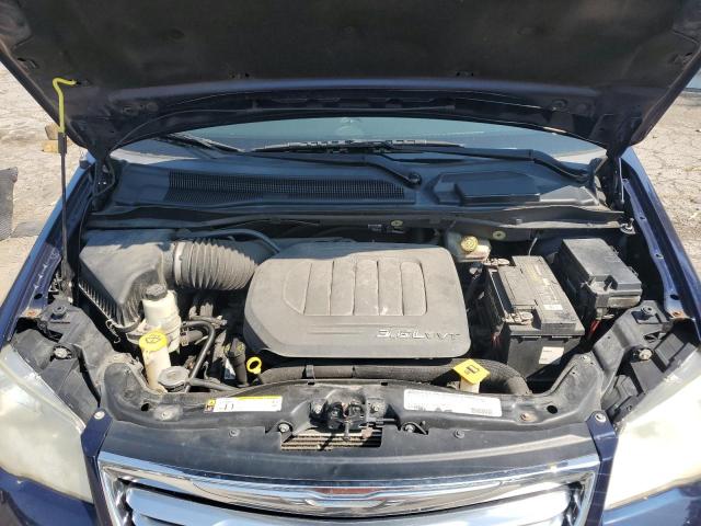 2C4RC1CG0CR369142 - 2012 CHRYSLER TOWN & COU TOURING L BLUE photo 12