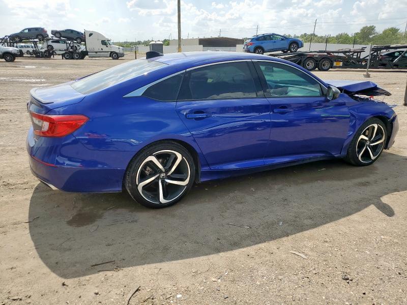 1HGCV1F39NA030946 - 2022 HONDA ACCORD SPORT ლურჯი ფოტო 3