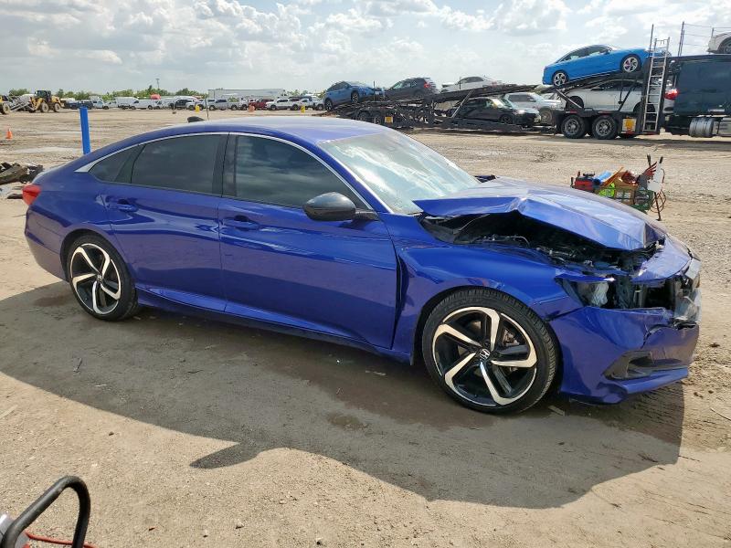 1HGCV1F39NA030946 - 2022 HONDA ACCORD SPORT ლურჯი ფოტო 4