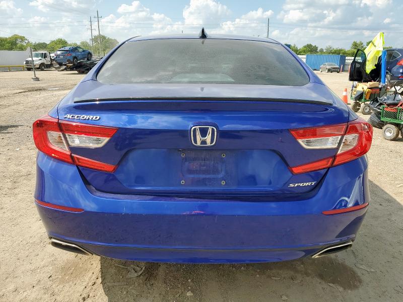 1HGCV1F39NA030946 - 2022 HONDA ACCORD SPORT ლურჯი ფოტო 6