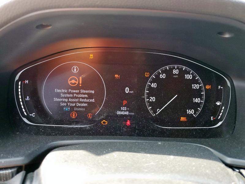 1HGCV1F39NA030946 - 2022 HONDA ACCORD SPORT ლურჯი ფოტო 9