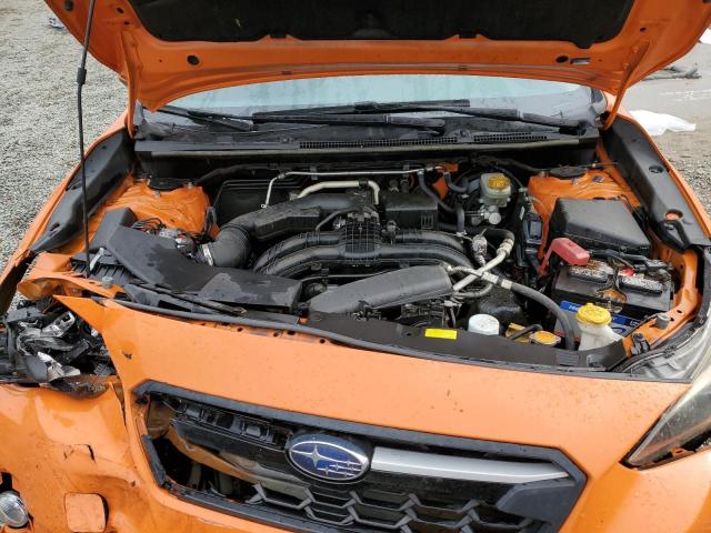 JF2GTAEC5KH229617 - 2019 SUBARU CROSSTREK PREMIUM ORANGE photo 11