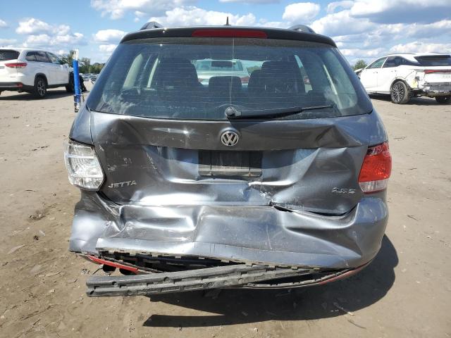 3VWKP7AJ8DM641630 - 2013 VOLKSWAGEN JETTA S GRAY photo 6