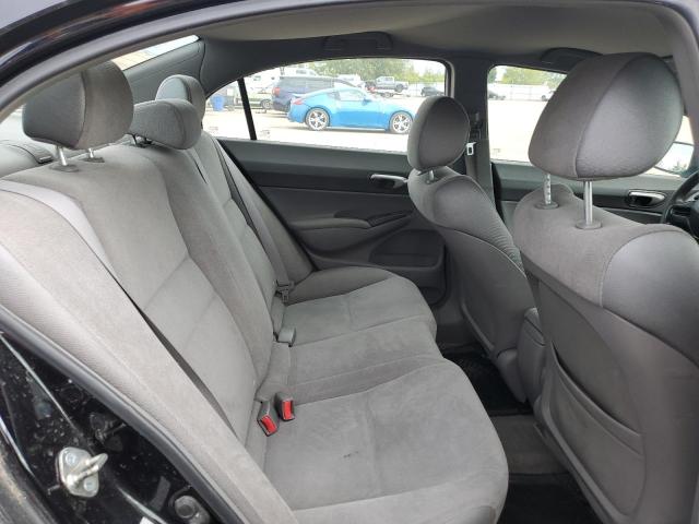 2HGFA16576H004360 - 2006 HONDA CIVIC LX BLACK photo 10