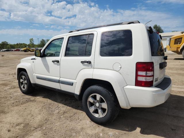1J8GN28K58W222049 - 2008 JEEP LIBERTY SPORT WHITE photo 2