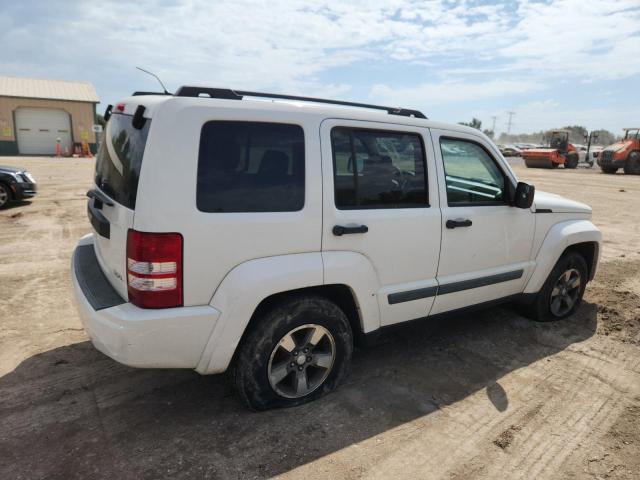 1J8GN28K58W222049 - 2008 JEEP LIBERTY SPORT WHITE photo 3