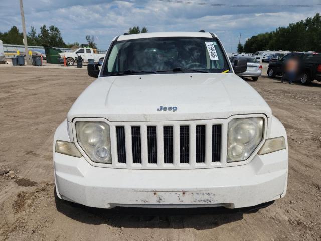 1J8GN28K58W222049 - 2008 JEEP LIBERTY SPORT WHITE photo 5
