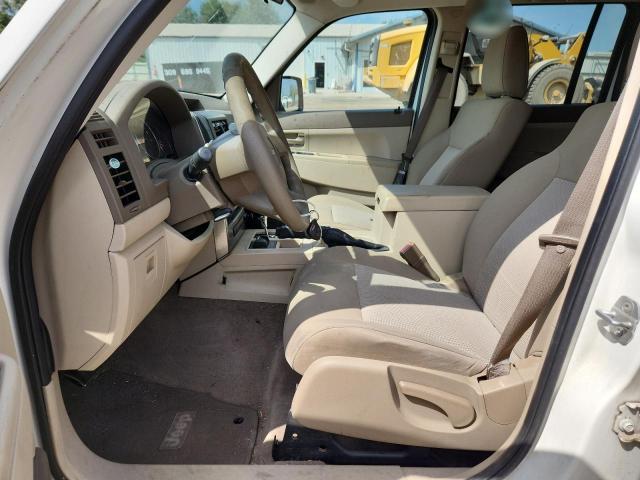 1J8GN28K58W222049 - 2008 JEEP LIBERTY SPORT WHITE photo 7