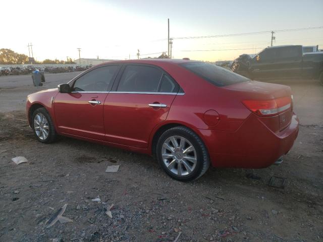 3LNHL2GC5BR762499 - 2011 LINCOLN MKZ RED photo 2