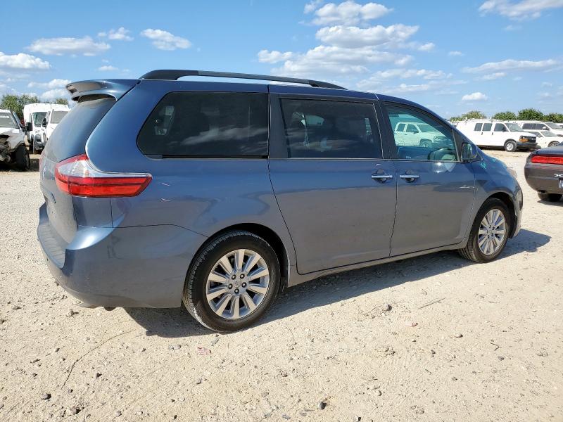 5TDDK3DCXFS107497 - 2015 TOYOTA SIENNA XLE GRAY photo 3