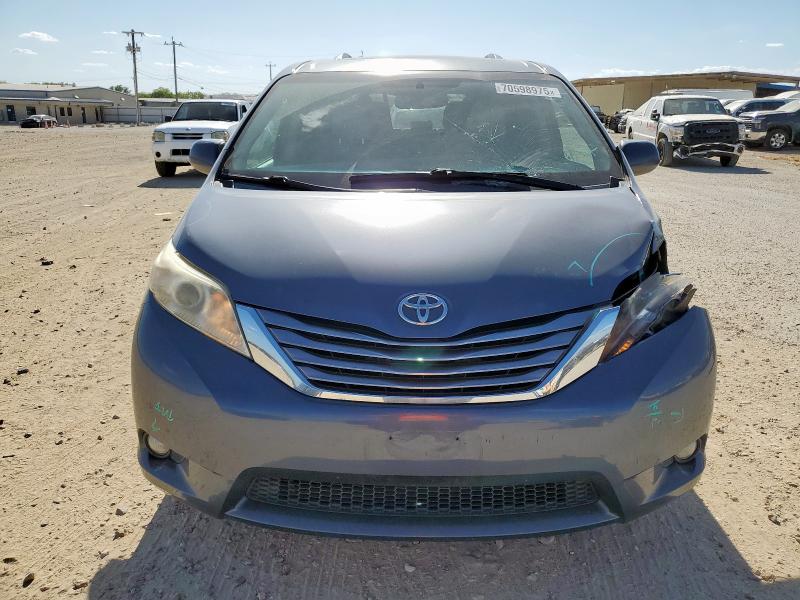 5TDDK3DCXFS107497 - 2015 TOYOTA SIENNA XLE GRAY photo 5