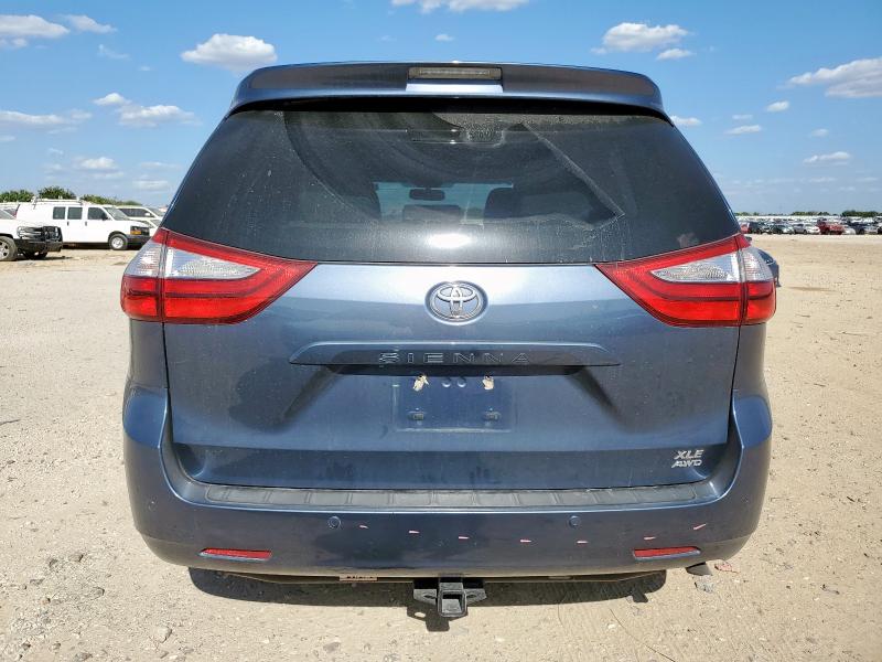 5TDDK3DCXFS107497 - 2015 TOYOTA SIENNA XLE GRAY photo 6