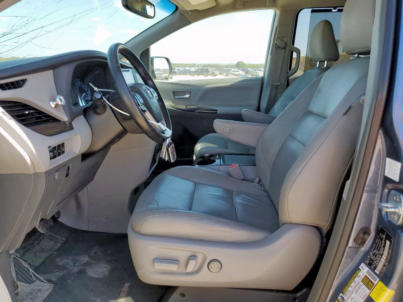 5TDDK3DCXFS107497 - 2015 TOYOTA SIENNA XLE GRAY photo 7