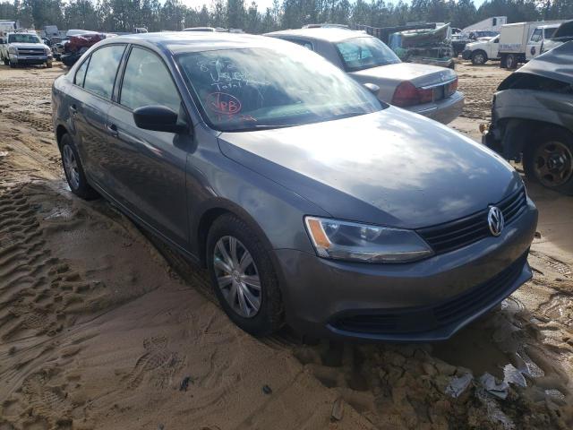 3VW2K7AJ1BM378005 - 2011 VOLKSWAGEN JETTA BASE فحمي صورة 1