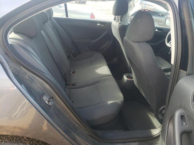 3VW2K7AJ1BM378005 - 2011 VOLKSWAGEN JETTA BASE فحمي صورة 6