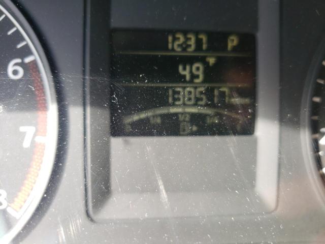 3VW2K7AJ1BM378005 - 2011 VOLKSWAGEN JETTA BASE فحمي صورة 8