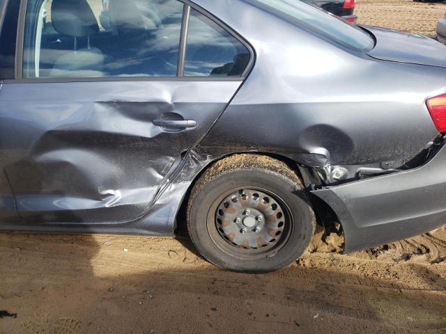 3VW2K7AJ1BM378005 - 2011 VOLKSWAGEN JETTA BASE فحمي صورة 9