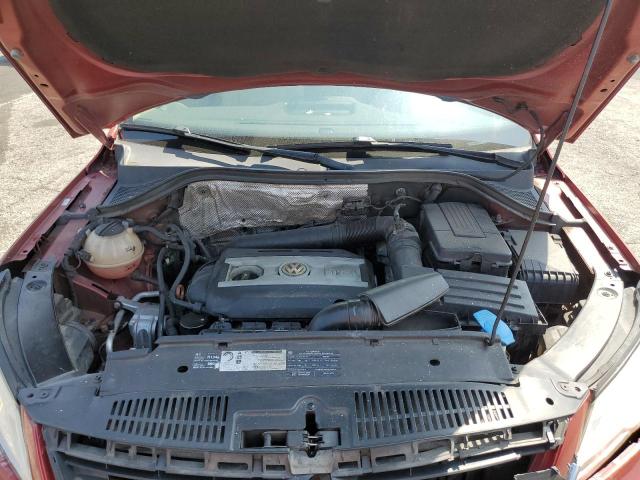 WVGAV7AX9BW000472 - 2011 VOLKSWAGEN TIGUAN S ბურგუნდია ფოტო 12